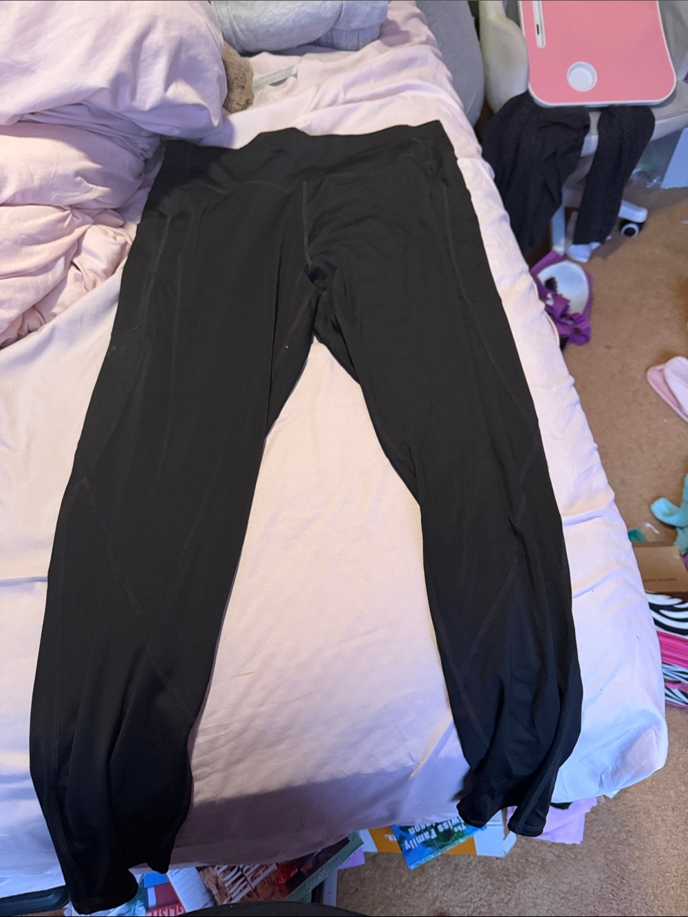 Black Kids Active Leggings